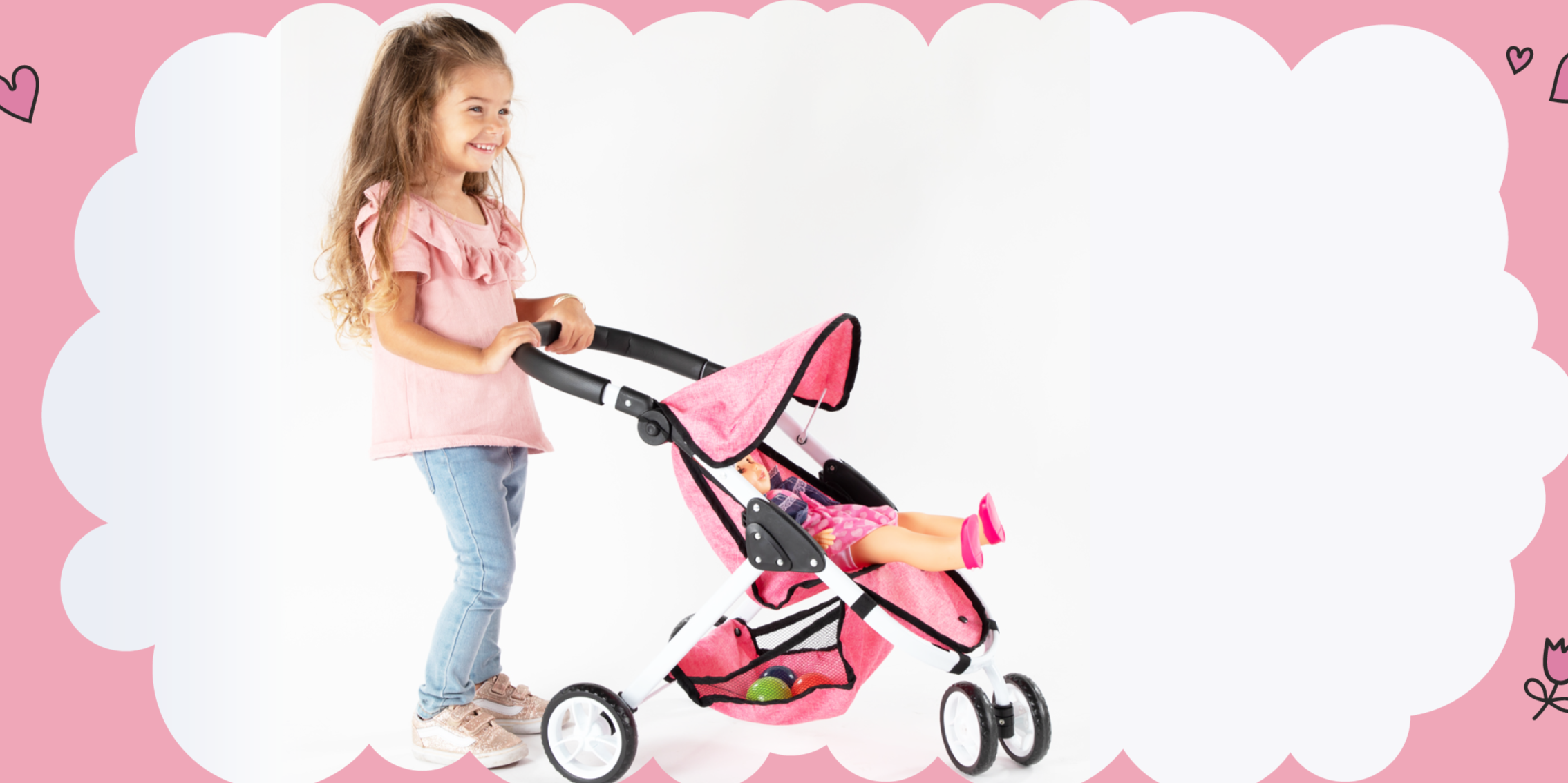 עגלות בובה - עגלת בובה מכל הסוגים – IAM TOYS