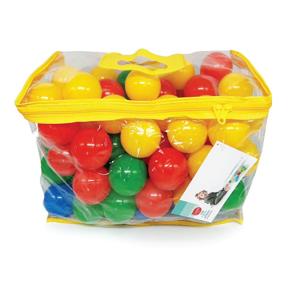 כדורים צבעוניים לבריכת כדורים עם אחסון שאפשר לקחת לכל מקום - Iamtoys 