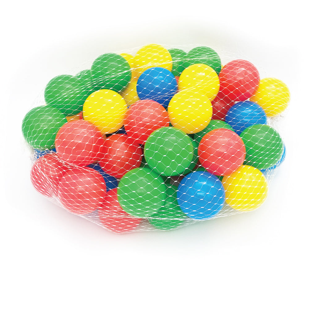 100 כדורים צבעוניים בשק