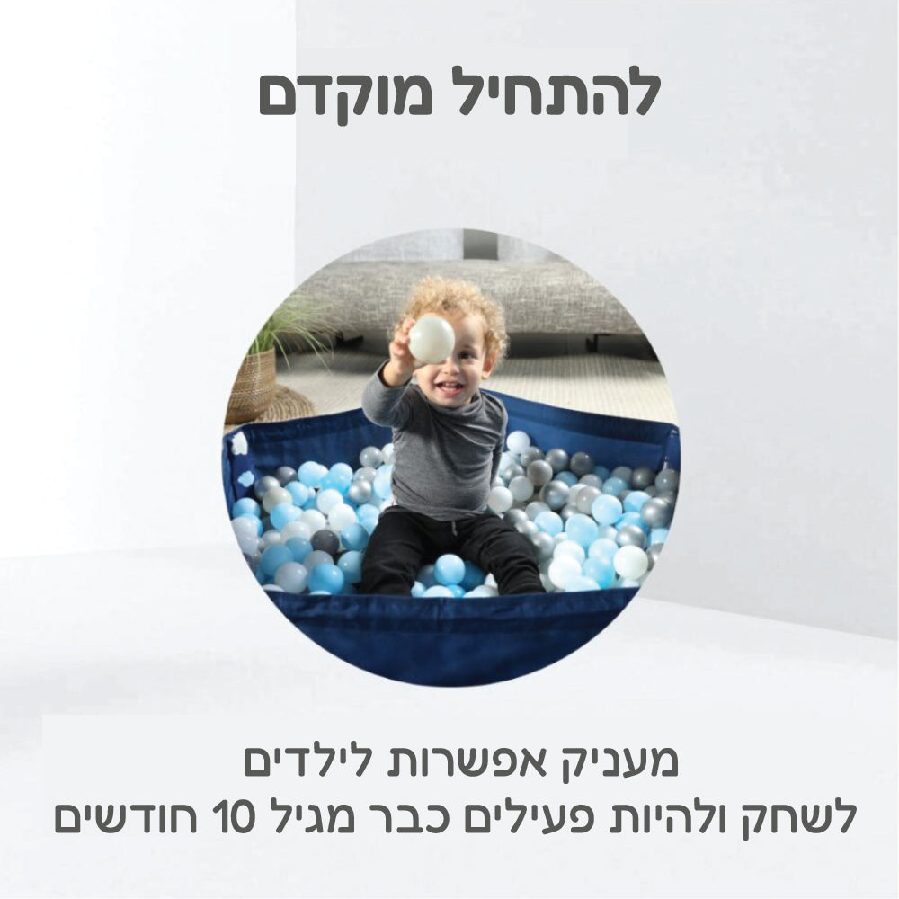 מרכז פעילות 3 ב 1 כחול כהה