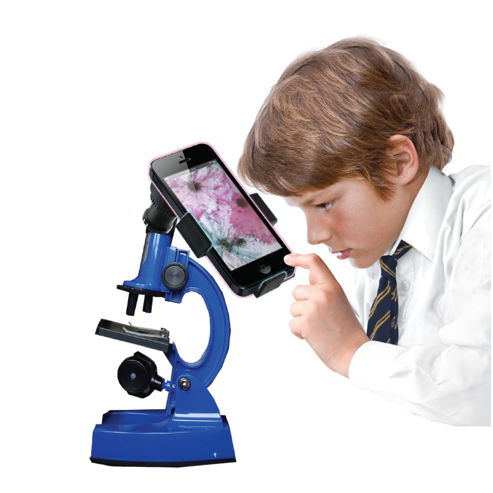מיקרוסקופ לילדים עם מתאם לסמארטפון